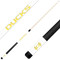 Oregon Custom Engraved White Billiard Cue - Yellow