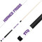 TCU Horned Frogs Custom Engraved White Billiard Cue - Purple