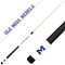 Ole Miss Rebels Custom Engraved White Billiard Cue - Blue Ole Miss Rebels Custom Engraved White Billiard Cue - Blue