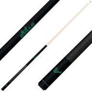University of South Florida Bulls Custom Engraved Black Billiard Cue - Green