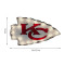 Kansas City Chiefs Arrowhead Lighted Recycled Metal Sign Kansas City Chiefs Arrowhead Lighted Recycled Metal Sign