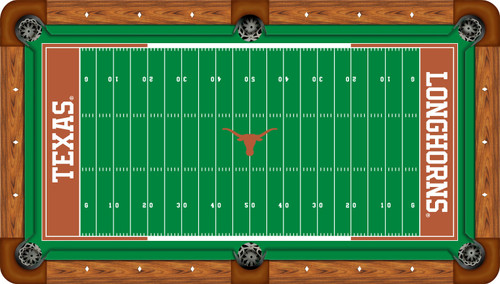 Texas Longhorns "Gridiron" Billiard Table Felt - Recreational