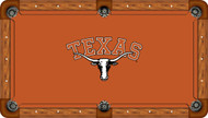 Texas Longhorns "Old-School Texas Longhorn" on Burnt Orange Billiard Table Felt - Recreational