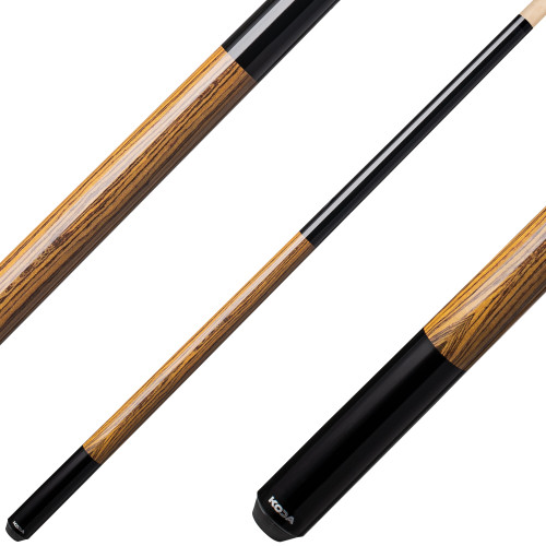Koda KD21 Pool Cue - Black with Bocote Graphic