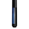 KODA KD29BL Pool Cue - Split Design Black and Blue Decal