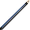 KODA KD29BL Pool Cue - Split Design Black and Blue Decal