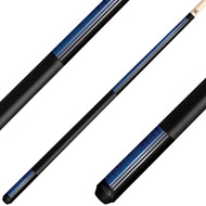 KODA KD29BL Pool Cue - Split Design Black and Blue Decal