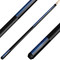 KODA KD29BL Pool Cue - Split Design Black and Blue Decal