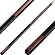 KODA KD29CO Pool Cue - Split Design Black and Cocobolo Decal
