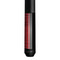 KODA KD29RD Pool Cue - Split Design Black and Red Decal