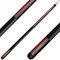 KODA KD29RD Pool Cue - Split Design Black and Red Decal