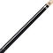 Koda KD33 Pool Cue - Black Stained Curly Maple with Black Irish Linen Wrap