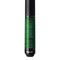 Koda KD34 Pool Cue - Green Stained Curly Maple with Black Irish Linen Wrap