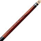 Koda KD38CO Pool Cue - Cocobolo-Stained Zebrawood with Black Irish Linen Wrap Koda KD38CO Pool Cue - Cocobolo-Stained Zebrawood with Black Irish Linen Wrap