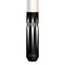 KODA KD46 Six Point Black and White Graphic No Wrap Pool Cue
