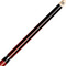 KODA KD46RD No Wrap Pool Cue with Six-Point Black and Red Graphic KODA KD46RD No Wrap Pool Cue with Six-Point Black and Red Graphic
