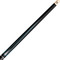 KODA KD47BL Pool Cue Matte Black with Four Blue Points and Silver Diamond Overlays - Simulated Wrap
