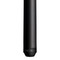KODA KD47GY Pool Cue Matte Black with Four Gray Points and Silver Diamond Overlays - Simulated Wrap