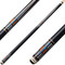 KODA KD51 Pool Cue - Black with Blue Recon and Bocote Ring Work Overlay - Irish Linen Wrap KODA KD51 Pool Cue - Black with Blue Recon and Bocote Ring Work Overlay - Irish Linen Wrap