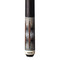 KODA KD52 Pool Cue - Smoke Stain with Palm Wood - Matte Black, Gray Diamond and Cocobolo Micarta Overlay - Speckled Irish Linen Wrap