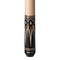 KODA KD53 Pool Cue - Black Stain with Four-Point Cocobolo and Natural Maple Overlay
