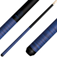 KODA KDHCBL "Heavy Hitter" Jump Break Pool Cue - Matte Blue Curly Maple