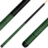 KODA KDHCGN "Heavy Hitter" Jump Break Pool Cue - Matte Green Curly Maple