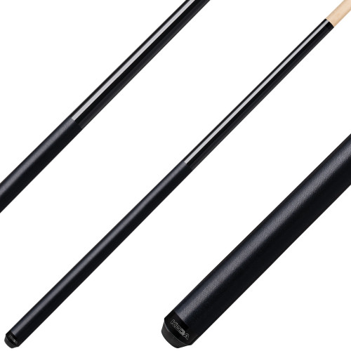 KODA KDHJ28 "Heavy Hitter" 28 oz. Jump Break Pool Cue - Gloss Black with Irish Linen Wrap
