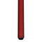 KODA KDHJBG "Heavy Hitter" 25 oz. Jump Break Pool Cue - Matte Burgundy with Matching Poly Rings