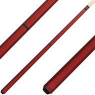 KODA KDHJBG "Heavy Hitter" 25 oz. Jump Break Pool Cue - Matte Burgundy with Matching Poly Rings