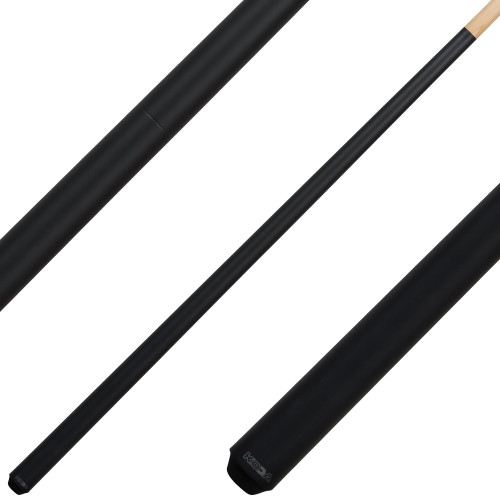 KODA KDHJBK "Heavy Hitter" 25 oz. Jump Break Pool Cue - Matte Black with Matching Poly Rings