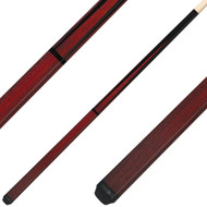 KODA KDJB10 Three-Piece Jump-Break Pool Cue - Four-Prong Matte Black Forearm and True Rengas - No Wrap