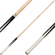 KODA KDJPWH Two-Piece Jump Pool Cue - Four-Prong Black-and-White Forearm - No Wrap