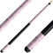 KODA KDV30PK Pool Cue Matte Pink with Silver and Gray Rose Graphic Overlay on the Butt Sleeve and Forearm- Irish Linen Wrap KODA KDV30PK Pool Cue Matte Pink with Silver and Gray Rose Graphic Overlay on the Butt Sleeve and Forearm- Irish Linen Wrap