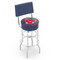 Boston Red Sox 30" Double Ring Chrome Swivel Counter Stool Boston Red Sox 30" Double Ring Chrome Swivel Counter Stool