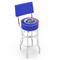 New York Mets 30" Double Ring Chrome Swivel Counter Stool