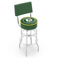 Oakland Athletics 30" Double Ring Chrome Swivel Counter Stool