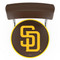 San Diego Padres 30" Double Ring Chrome Swivel Counter Stool