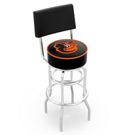 Baltimore Orioles 30" Double Ring Chrome Swivel Counter Stool