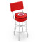 Cincinnati Reds 30" Double Ring Chrome Swivel Counter Stool