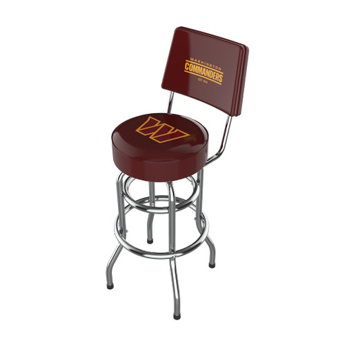 Washington Commanders Imperial Chrome Bar Stool