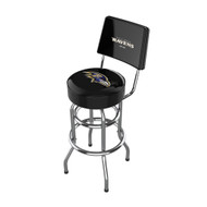 Baltimore Ravens Imperial Chrome Bar Stool