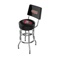 San Francisco 49ers Imperial Chrome Bar Stool