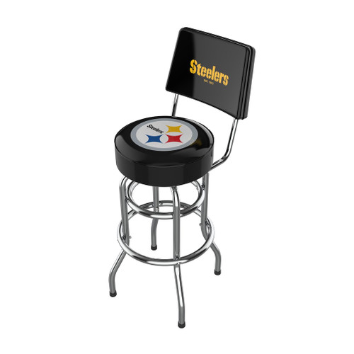 Pittsburgh Steelers Imperial Chrome Bar Stool
