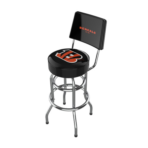 Cincinnati Bengals Imperial Chrome Bar Stool