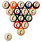 Cincinnati Bearcats Billiard Ball Set - Standard Colors