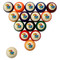 Kansas Jayhawks Billiard Ball Set Kansas Jayhawks Billiard Ball Set
