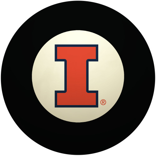 Illinois Fighting Illini 8 Ball