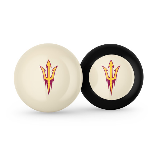 Arizona St. Sun Devils Cue Ball & 8 Ball - Combo Pack