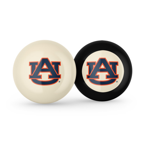 Auburn Tigers Cue Ball & 8 Ball - Combo Pack